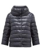 Matchesfashion.com Herno - Sofia Quilted Down Jacket - Womens - Navy