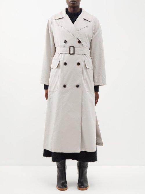 Max Mara - Atrench Coat - Womens - Ecru