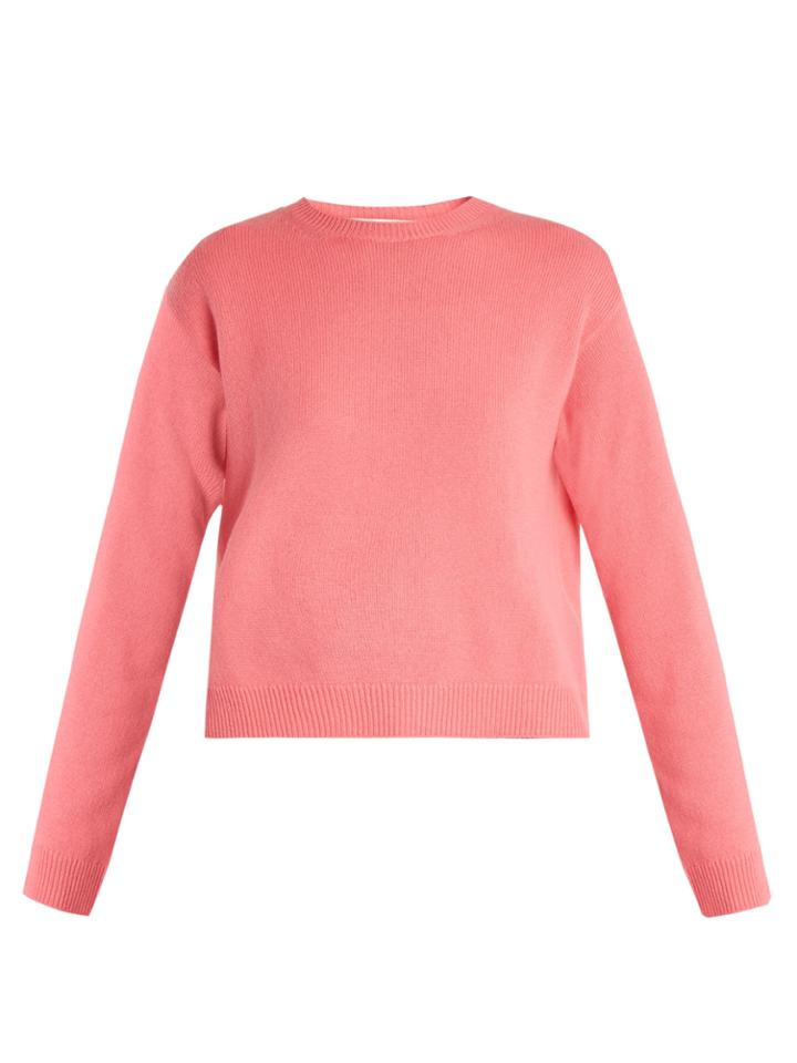 Valentino Open-back Cashmere Sweater