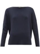 Matchesfashion.com Weekend Max Mara - Ginseng Sweater - Womens - Navy