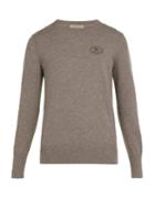 Burberry Malcolm Logo-embroidered Cashmere Sweater