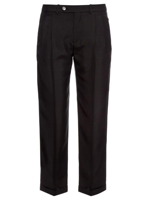 Maison Margiela Straight-leg Silk Trousers