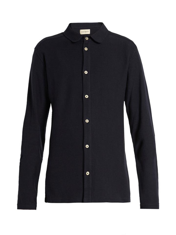 Oliver Spencer Long-sleeved Jersey Shirt