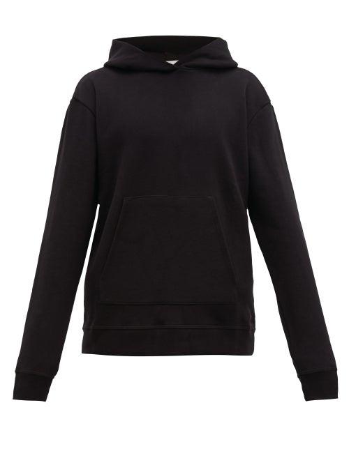Matchesfashion.com John Elliott - Hooded Villain Loop Back Cotton Jersey Sweatshirt - Mens - Black