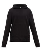 Matchesfashion.com John Elliott - Hooded Villain Loop Back Cotton Jersey Sweatshirt - Mens - Black