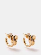Bottega Veneta - Loop 18kt Gold-vermeil Earrings - Womens - Gold
