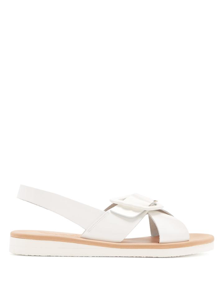 Ancient Greek Sandals Anesi Patent-leather Slingback Sandals