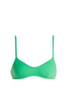 Matchesfashion.com Solid & Striped - The Rachel Triangle Bikini Top - Womens - Green