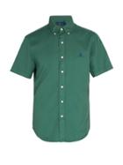 Matchesfashion.com Polo Ralph Lauren - Short Sleeved Cotton Shirt - Mens - Green