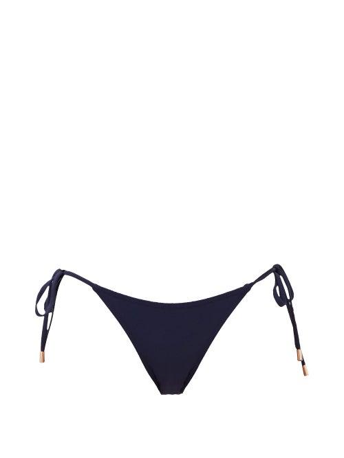 Matchesfashion.com Melissa Odabash - Miami Side-tie Bikini Briefs - Womens - Navy