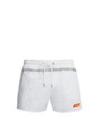 Matchesfashion.com Heron Preston - Reflective Stripe Swim Shorts - Mens - White