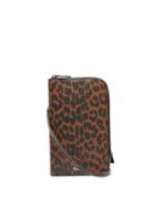 Matchesfashion.com Ganni - Leopard-print Leather Cross-body Pouch - Womens - Leopard