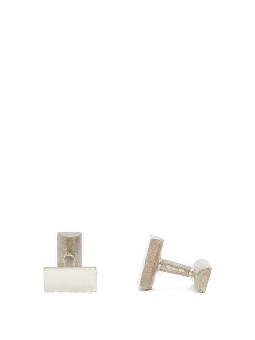 Matchesfashion.com Alice Made This - Bancroft Cufflinks And Tie Bar Set - Mens - Silver