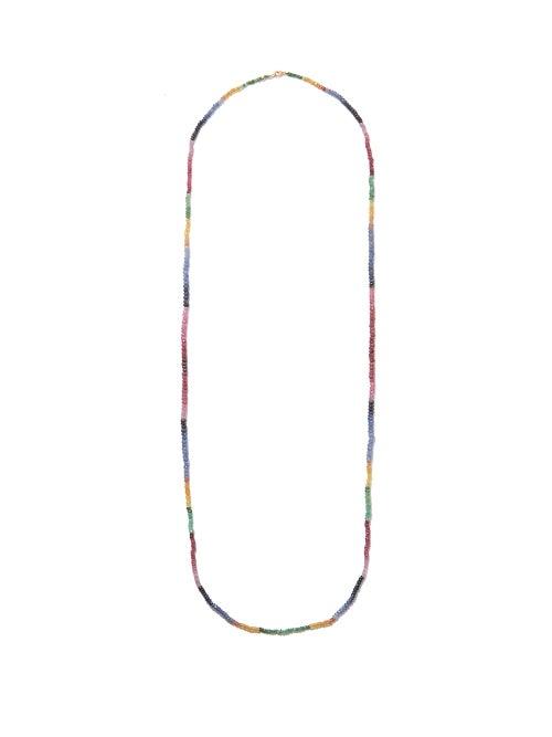 Jia Jia - Arizona Rainbow Sapphire & 14kt Gold Necklace - Womens - Multi