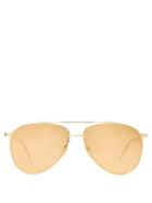 John Dalia Barry Aviator-style Gold Sunglasses
