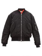 Matchesfashion.com Acne Studios - Makio Zip Through Quilted Bomber Jacket - Mens - Black