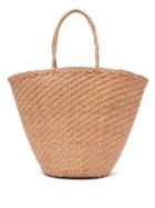 Matchesfashion.com Dragon Diffusion - Myra Woven Leather Basket Bag - Womens - Beige