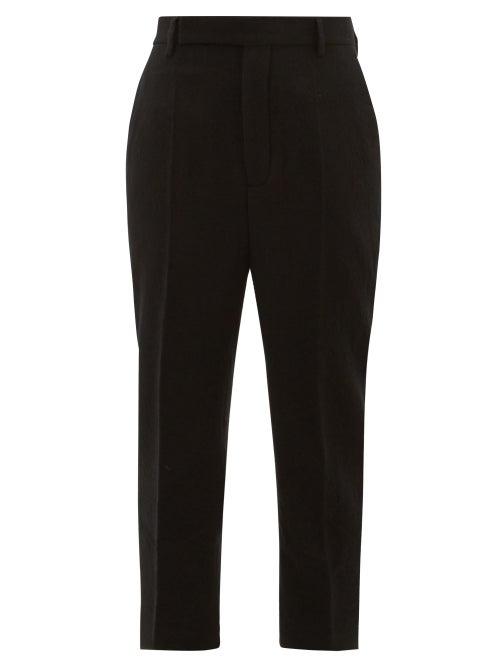 Matchesfashion.com Rick Owens - Easy Astaires Wool Trousers - Womens - Black