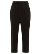 Matchesfashion.com Rick Owens - Easy Astaires Wool Trousers - Womens - Black