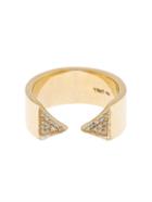 Ileana Makri White-diamond & Yellow-gold Pyramid Ring