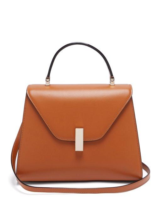 Matchesfashion.com Valextra - Iside Medium Leather Bag - Womens - Tan