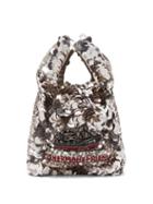 Matchesfashion.com Anya Hindmarch - Fisherman's Friend Recycled-satin Tote Bag - Womens - Silver Multi