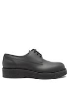 Lanvin Round-toe Leather Derby Shoes