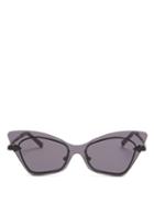 Matchesfashion.com Karen Walker Eyewear - Mrs Brill Cat Eye Acetate Sunglasses - Womens - Black