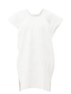 Matchesfashion.com Pippa Holt - Embroidered Cotton Mini Kaftan - Womens - White