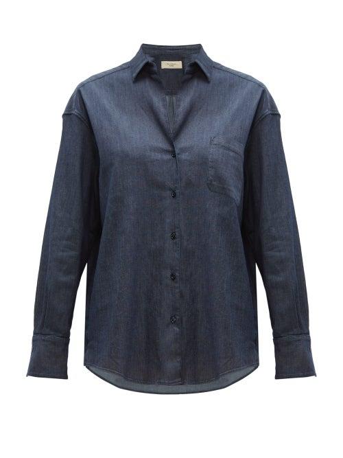 Matchesfashion.com Weekend Max Mara - Nastro Shirt - Womens - Navy