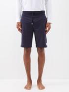 Paul Smith - Striped Cotton-jersey Pyjama Shorts - Mens - Blue Multi