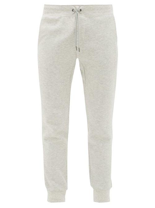 Matchesfashion.com Polo Ralph Lauren - Logo-embroidered Jersey Track Pants - Mens - Grey