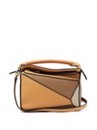 Matchesfashion.com Loewe - Puzzle Mini Leather Cross-body Bag - Womens - Beige Multi