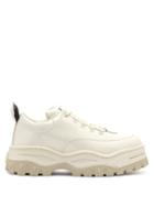 Matchesfashion.com Eytys - Angel Exaggerated Sole Leather Trainers - Mens - White