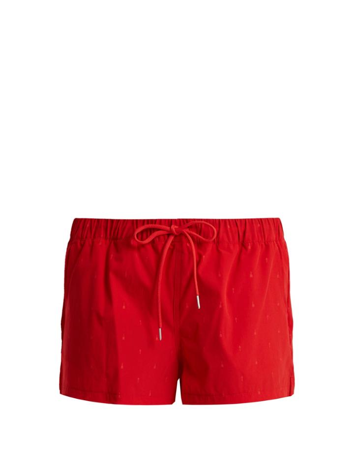 The Upside Sandhills Arrow-print Performance Shorts