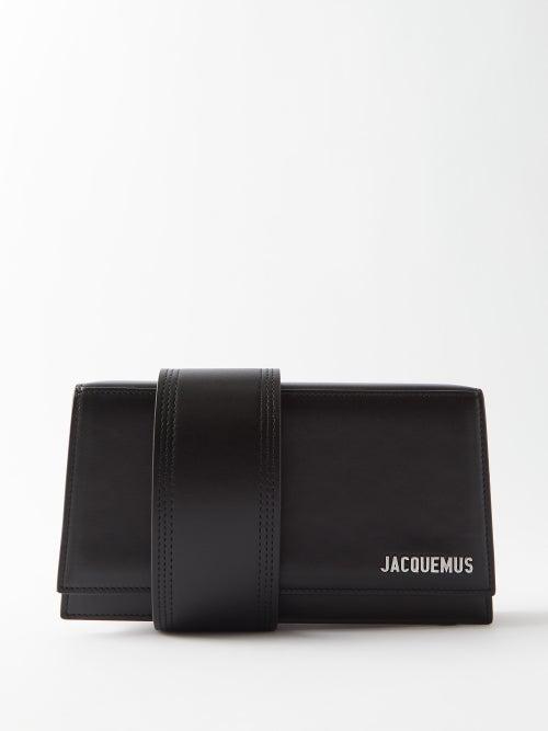 Jacquemus - Bambino Leather Cross-body Bag - Mens - Black