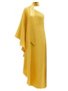 Ladies Rtw Taller Marmo - Bolkan One-shoulder Crepe Dress - Womens - Yellow