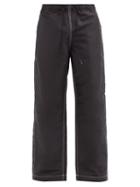 Our Legacy - Speed Recycled-fibre Poplin Trousers - Mens - Black