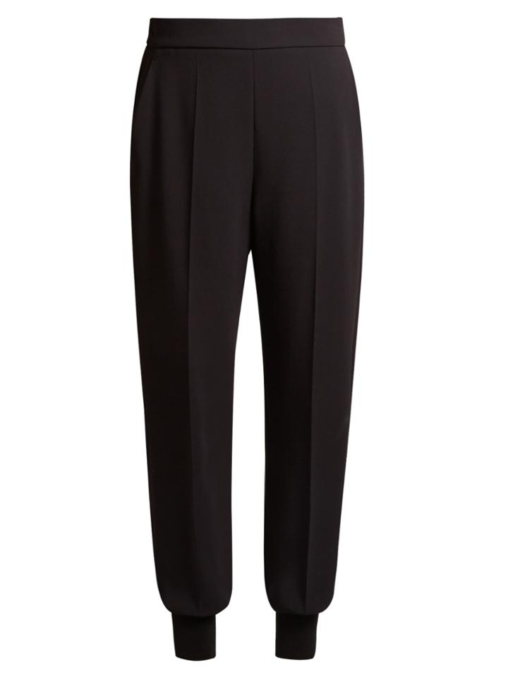 Stella Mccartney Julia Tapered-leg Cady Trousers