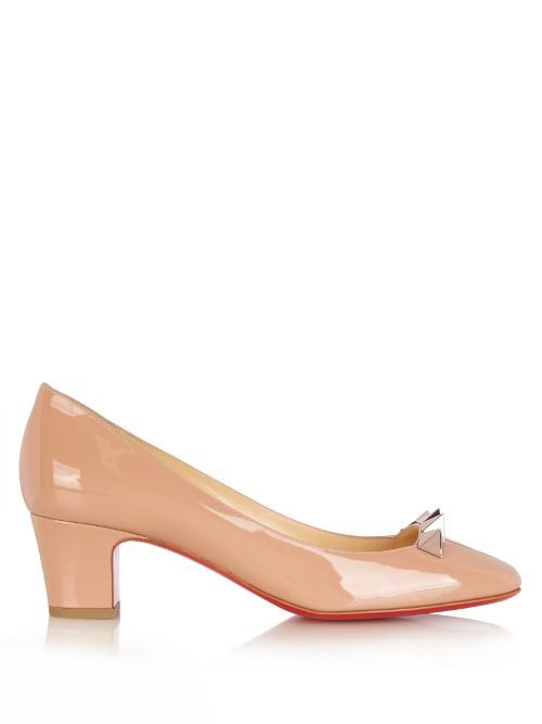 Christian Louboutin Pyramidame 45mm Patent-leather Pumps
