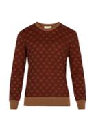 Gucci Gg And Stripes Crew-neck Sweater