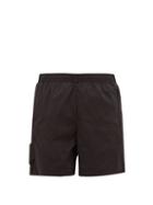 Matchesfashion.com P.a.m. - Embroidered Logo Patch Cotton Blend Shorts - Mens - Black