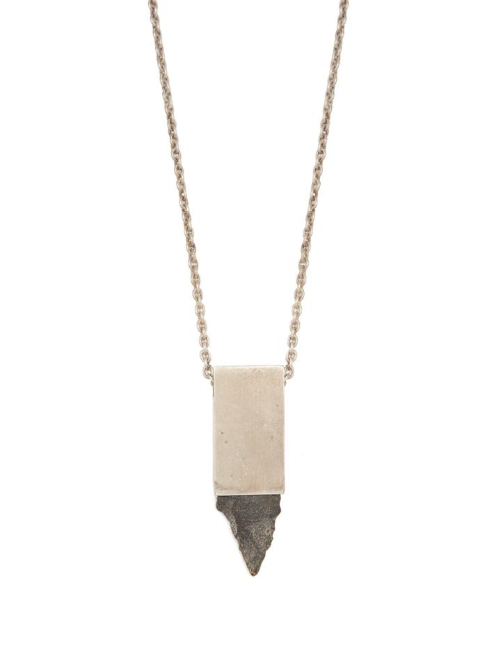 Parts Of Four Arrowhead Amulet Cuboid Pendant