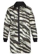 Stone Island Tiger-print Detachable-fleece Technical Jacket