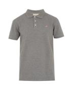 Maison Kitsuné Fox-applique Cotton-piqu Polo Shirt