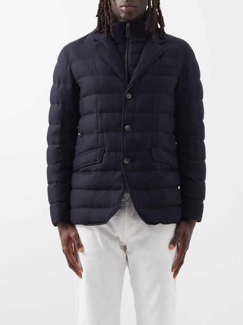 Herno - Norfolk Quilted Down Jacket - Mens - Black