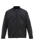 Matchesfashion.com Valentino - Moon-print Satin Bomber Jacket - Mens - Black