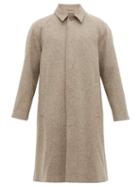 Matchesfashion.com De Bonne Facture - Pyranean Raglan Sleeve Wool Coat - Mens - Light Brown