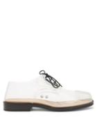 Matchesfashion.com Maison Margiela - Tabi Split-toe Pvb Derby Shoes - Womens - Clear