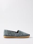 Givenchy - 4g-jacquard Canvas Espadrilles - Womens - Blue Multi